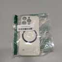 Frameless Magnetic Series Designed for iPhone 16 Pro Case[Compatible with MagSafe] Borderless Ultra Thin Slim Fit,Lightweight Minimalist Hard PC Yet Protective Shockproof Cover,White