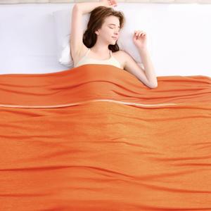 Topcee Cooling Blanket (90"x90"Queen Size) for Night Sweats Absorbs Heat to Keep Adults Cool on Warm Nights, Q-Max 0.5 Cooling Blankets for Hot Sleepers, Ultra-Cool Lightweight Blanket for Bed