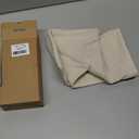 MIULEE Decorative Linen Check Lumar Throw Pillow Covers Neutral Farmhouse Vintage Pillow Covers 12x20 Set of 2 Boho Modern Home Decor for Sofa Couch Bedroom Cushion Natural Beige