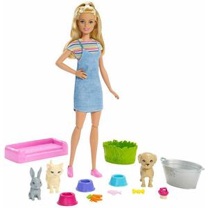 Barbie® Play ‘n' Wash Pets™ Doll and Playset