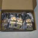 10 Pack Rubber Cushion Strut Clamp,Zinc-plated Pipe Strut Clamps for Mounting Copper Pipes,Pex Pipe,Gas Pipings,Cvpc Tubing,High Temperature Resistance Mount Strut Clamp (1 Inch)