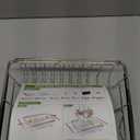 JASIWAY Dish Drying Rack in Sink, Expandable Stainless Steel Dish Drainer for Kitchen Sink, Dish Strainer Rack, Retractable Over Sink Dish Rack with Utensil Holder, 13.4''~16.9''D x 11.8''W, Silver