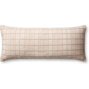 Loloi Magnolia Home Liv Beige 13'' x 35'' Cover w/Poly Pillow