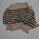 Womens Sweaters Causal Crewneck Batwing Sleeve Knit Top Side Split Oversized Pullover Sweater Loose Jumper (Medium, Strikhaki)