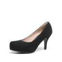 DREAM PAIRS Tiffany Women's Classic Elegant Versatile Low Stiletto Heel Dress Platform Pumps Shoes 8