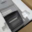 Countertop Ice Cube Maker Machine with External Water Tank,16Pcs/5Mins,34Lbs/Day,2 Ways to Add Water,Portable Compact Small Ice Maker with Self-Cleaning,Perfect for Home/Kitchen/Camping/RV (GREY)