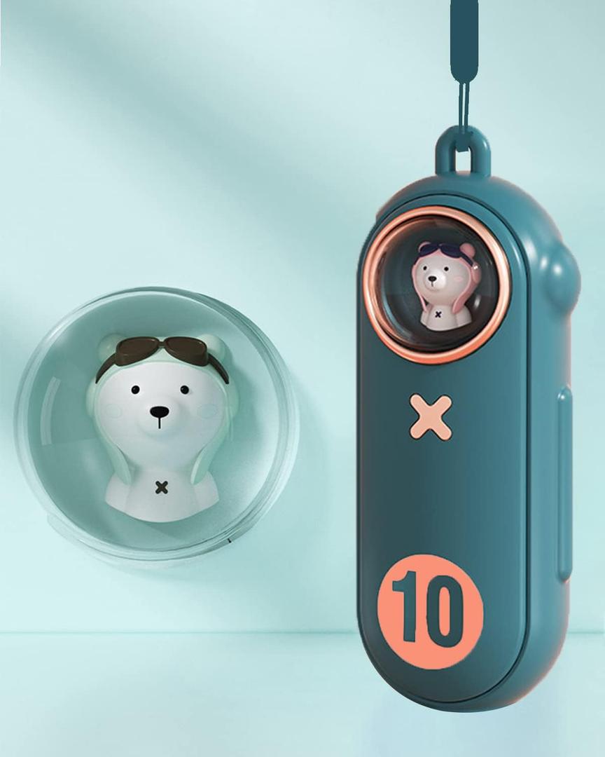 Portable Hand Warmer Electric Fast Warming Up Power Bank, 10000mAh Rechargeable Hand Warming 4 Heat Levels Double-Sided Heating, Cute Pocket USB Handwarmer for Outdoors Hunting Camping, Dark Green