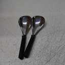 Ouliget Serrated Ice Crusher Spoon,Multipurpose Metal Ice Scoop Ice Cream Scoop for Smoothies Shaved Ice Frozen Cocktails,Fruit Corer Scraper Pumpkin Scooper Tool 2Pack