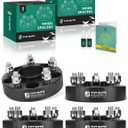 YHTAUTO 5x4.5 Hub Centric Wheel Spacers 1.25 Inch Fit Explorer, Edge, Mustang, Ranger, Aviator, Town Car, B2500, B3000, B4000, Mountaineer, 5 Lug 5x114.3mm Tire Spacers 1/2"-20 Studs, 70.5mm Hub Bore