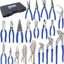 20-Piece Pliers Set, Versatile Plier Tool Set w/Black Carry Box, Great Ideal for Professional Workers, Technicians, Homeowners, Handymen and DIY Enthusiasts