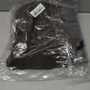 Flamingals Straight Leg Pants for Women Drawstring Waist Mid Rise Casual Solid Seam Detail Pants (Large, Chocolate)