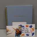 Nook Theory Personalized Travel Journal for Women, Men  Linen Travelers Notebook, Adventure Book with Prompts, Perfect for Travel Gifts (Ocean)