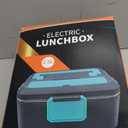 Electric Lunch Box for Adults, 2.5L Large Capacity 100W Dual Mode Fast Heating/Heated Lunch Box for Men Women, 3 in 1 Portable Food Warmer with 110V/12V/24V for Home Office Car Truck Use