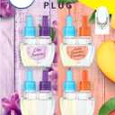 Febreze Plug In Air Freshener, Odor-Fighting Scented Oil Refill, Air Fresheners for Home and Bathroom and Kitchen, Long Lasting for Strong Odors, Lilac and Peach Scent, 0.87oz Refills, 4 Count