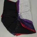 Women's Cotton Underwear,Ladies Soft Stretch Tummy Control Comfy No Muffin Panties Boyshorts Large 
