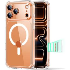 ESR for iPhone 17 Pro Max Case, Camera Control, Compatible with MagSafe, Shockproof Military-Grade Protection, Magnetic Phone Case for iPhone 17 Pro Max, Classic Hybrid Case, Clear