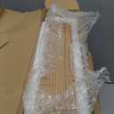 Love-KANKEI Shadow Box Frame 13x16, Deep Large Shadow Box Display Case with Unique Beads Door and Glass Window, Wood Memory Box for Pictures,Medals,Memorabilia,Collections Natural