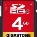 GIGASTONE 4GB SD Card SDHC Class 4 Memory Card for Photo Video Music Voice File DSLR Camera DSC Camcorder Recorder Playback PC Mac POS, with 1 Mini case