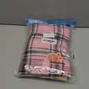 Kuoser Waterproof Dog Coat, Reversible Dog Jacket for Large Dogs, Adjustable Durable Doggie Winter Coat for Groowing Puppies Warm Puppy Cold Weather Apparel, Pink L (Large (Pack of 1))