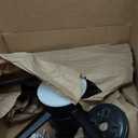 Modern Flushmount Third Gear Flush Mounted Ceiling Fan with Light with 5 Blades Ink Metal Fan Blade Adapted for Led, 42", 220V-240V