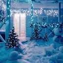 8 Pack Battery Operated String Lights 16.4 ft Fairy Lights 50 LED with Auto Timer Dark Green Copper Wire Twinkle for Indoor Outdoor Christmas Trees Wreath Decoration Patio Bedroom (White)