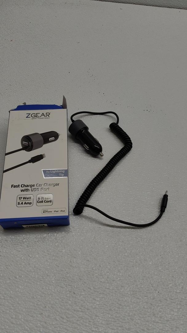 ZGear Fast Charge Car Charger With USB Port