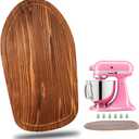 Mixer Slider Compatible with KitchenAid 4.5-5 Qt Tilt-Head Stand Mixer, Pine Wood Appliance Sliding Mat Accessories for Kitchen Aid, Countertop Moving Tray Attachments Fits for KitchenAid Artisan