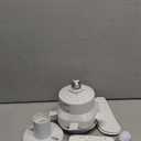 Ligency Smart Socket Fan Light - 16'' Small Socket Ceiling Fan with RGBW Color Changing E26 Screw-in Fan Light with App/Remote/Alexa Voice Control, 6-Speed Quiet for Bedroom & Garage, White