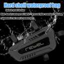For Rebel 250 300 500 CMX 250 300 500 rebel 1100 Motorcycle saddle bag waterproof triangle bag hard shell frame side hanging storage bag (Rebel)