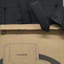 VIVOHOME Wide Padded Stadium Seats with Back Support and Cushion, Portable Reclining Bleacher Chairs with Armrest and Cup Holder, Comfortable for Various Sports Events (Wide - 24.5", Black)