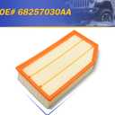 Engine Air Filter for 2018 2019 2020 2021 2022 Jeep Wrangler 2020 2022 Jeep Gladiator 68257030AA