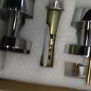 Passage Door Knobs Interior, Polished Chrome Door Knob for Closet, Modern Round Passage Door Handles for Hallway