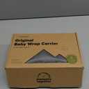 KeaBabies Baby Wrap Carrier - All in 1 Original Baby Carrier Newborn to Toddler Sling, Easy to Wear, Hands Free Bonding, Lightweight, Breathable Infant Wraps (Mystic Gray) (One Size (Pack of 1))