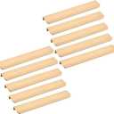 10 Pack Finger Edge Pulls Aluminum Concealed Cabinet Pulls Furniture Drawer Handles with Screws for Kitchen Bathroom Dresser Wardrobe(Gold,L80mm)