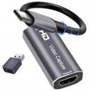 4K TypeC HDMI Capture Card, Cam Link Video Capture Card HDMI to 1080P Type-C for Windows Mac OS System for Streaming Gaming Meeting with USB C Adapter to Adjust PS3 4, Switch, Xbox