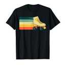 Vintage Roller Skate For Roller Skater Skating Men Women T-Shirt, L