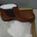 Jousen Mens Chelsea Boots Casual Slip On Boots for Men 8421 Brown 11.5