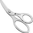 Stainless Steel Baby Food Scissors, Baby Food Scissors With Travel Case, Toddler Scissors With Safety Lock, Ideal For Pizza, Meats, Noodles, Vegetables, And Fruits