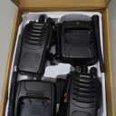 Walkie Talkies Rechargeable Long Range Two-Way Radios with Earpieces,2-Way Radios UHF Handheld Transceiver Walky Talky with Flashlight Li-ion Battery and Charger2 Pack