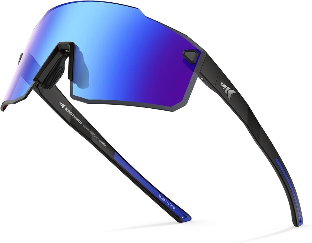 KastKing Etowah Polarized Sports Fishing Sunglasses, With PuriVex Protective Lens Coating, Rimless Wrap Design, Men Women