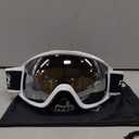 findway OTG Ski Goggles, snow/Snowboard Goggles for Men, Women Youth [Upgraded] Fit for All Helmet - Anti fog & glare & UV