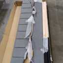 Merax Full Size Upholstered Daybed, Sofa Bed Frame with Underneath Storage, Space-Saving Corner Day Bed for Living Room Bedroom & Guest Room, No Box Spring Needed, Grey