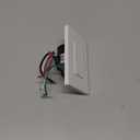 Lutron Caseta Original Smart Switch with Wallplate (Lutron Smart Hub Required), for LED Lights and Fans, 5 Amp, Single-Pole/3Way, Neutral Required, PDW-5ANS-WH-A, White, Smart Switch w/Wallplate