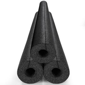Pangda 3 Pack Pool Noodles 55 Inch Foam Noodles Swim Clamp Jumbo Hollow Foam Large Pre Slit Clamp Protection for Swimming Floating Craft Projects Padding Bumper (Black, 55 Inch, 3" OD X 1.4" ID)