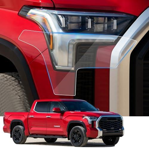 LUNQIN Car Headlight Protection Film for Toyota Tundra 2022 2023 2024 2025 Auto Accessories Lucency Vinyl Exterior Decoration Self Adhesive Sheet Sticker Cover Tint Tail Light