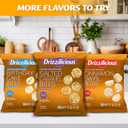 Drizzilicious Mini Rice Cakes Variety Pack - Rice Crisps, Healthy Snack for Adults and Kids, Flavored Rice Cakes, Vegan, Gluten Free, Allergen Free, Only 90 Calories Per Bag - 0.74 oz (Pack of 12) (EXP 03/05/26)