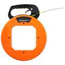 VEVOR Fish Tape, 100 ft, 1/ 6-inch, Fiberglass Wire Puller with Optimized Housing and Handle, Easy-to-Use Cable Puller Tool, Flexible Wire Fishing Tools for Wall and Electrical Conduit, Non-Conductive