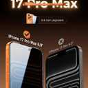 MAGIC JOHN 3rd Gen iPhone 17 Pro Max Privacy Screen Protector 6.9 Inch 2 Pack