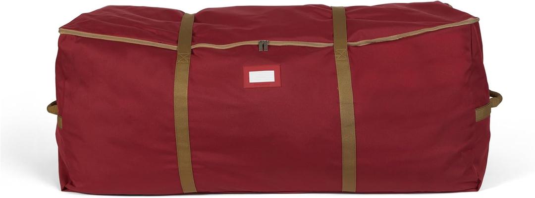 Covermates Keepsakes Christmas Tree Cinch Bag - Superior Protection, Cinch Straps, Fits Up To 9 to 11-Foot Tree - Holiday Storage, Red (60W x 24D x 24H, Red Heavy Duty Polyester)