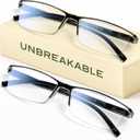 Gaoye 2.5 Executive Style Reading Glasses Men - Durable Readers with Blue Light Filtering- Comfortable Fit with TR90 Frames